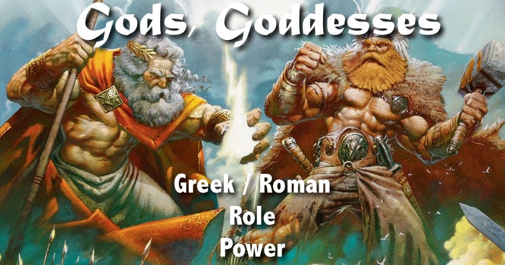 Gods and goddesses of greek mythology